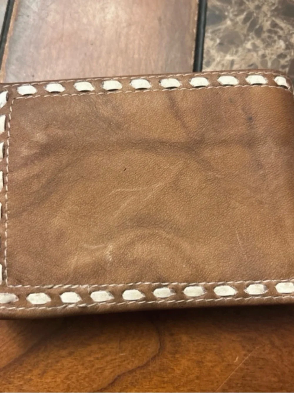 Tony Lams Genuine leather handmade Leather Bifold Wallet